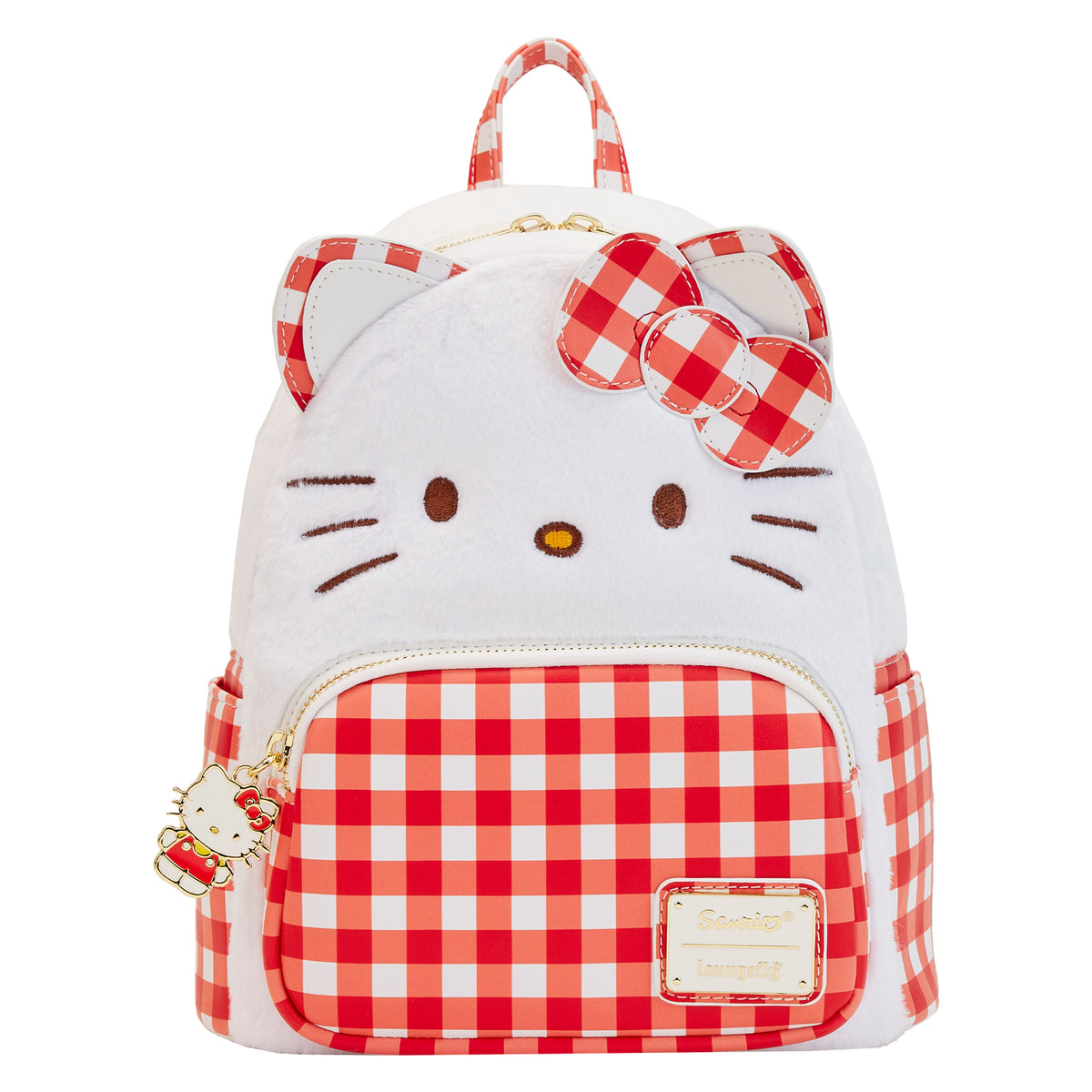 LOUNGEFLY Sanrio Hello Kitty Gingham Cosplay Mini Backpack