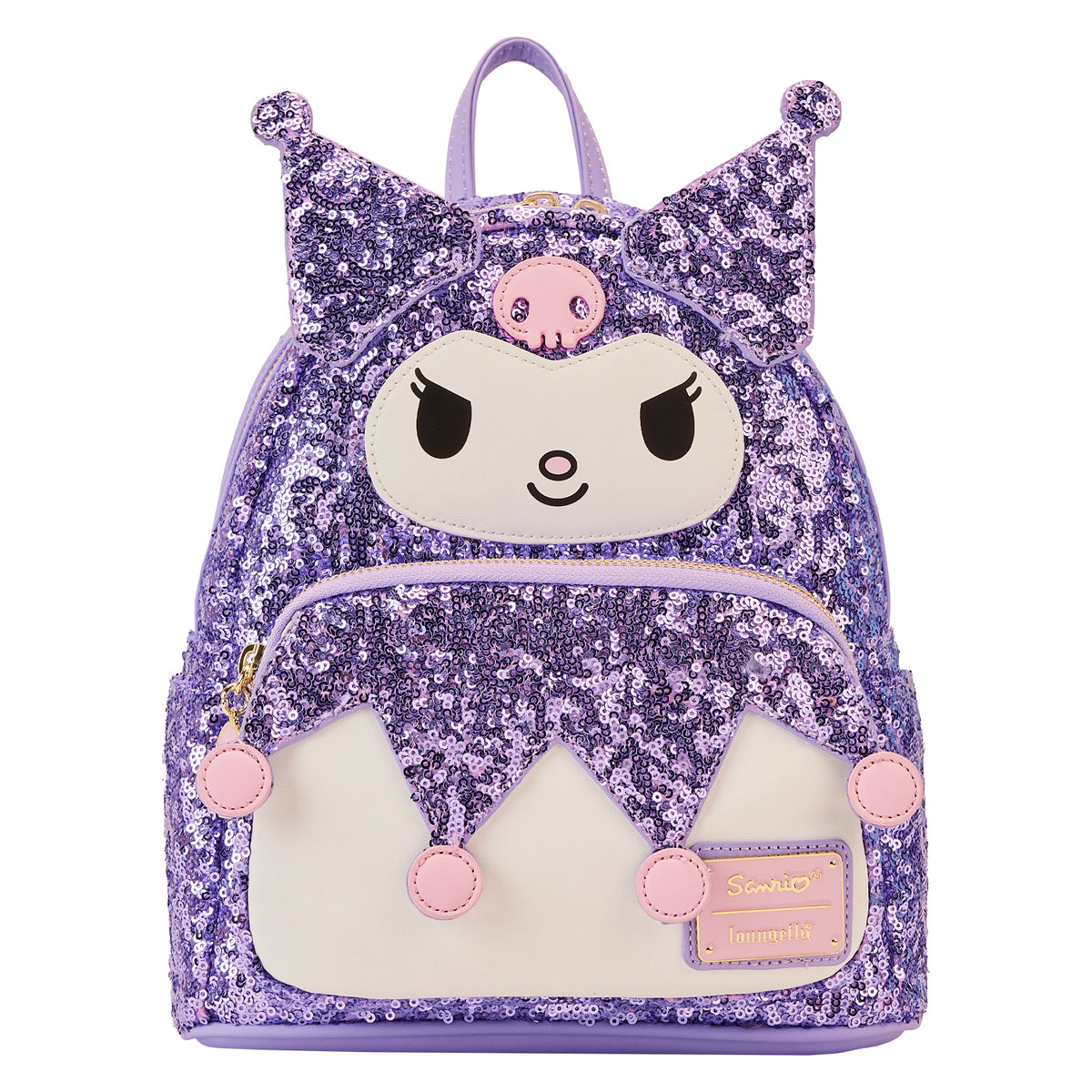 LOUNGEFLY Sanrio Sequin Kuromi Mini Backpack