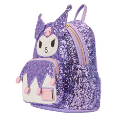 LOUNGEFLY Sanrio Sequin Kuromi Mini Backpack