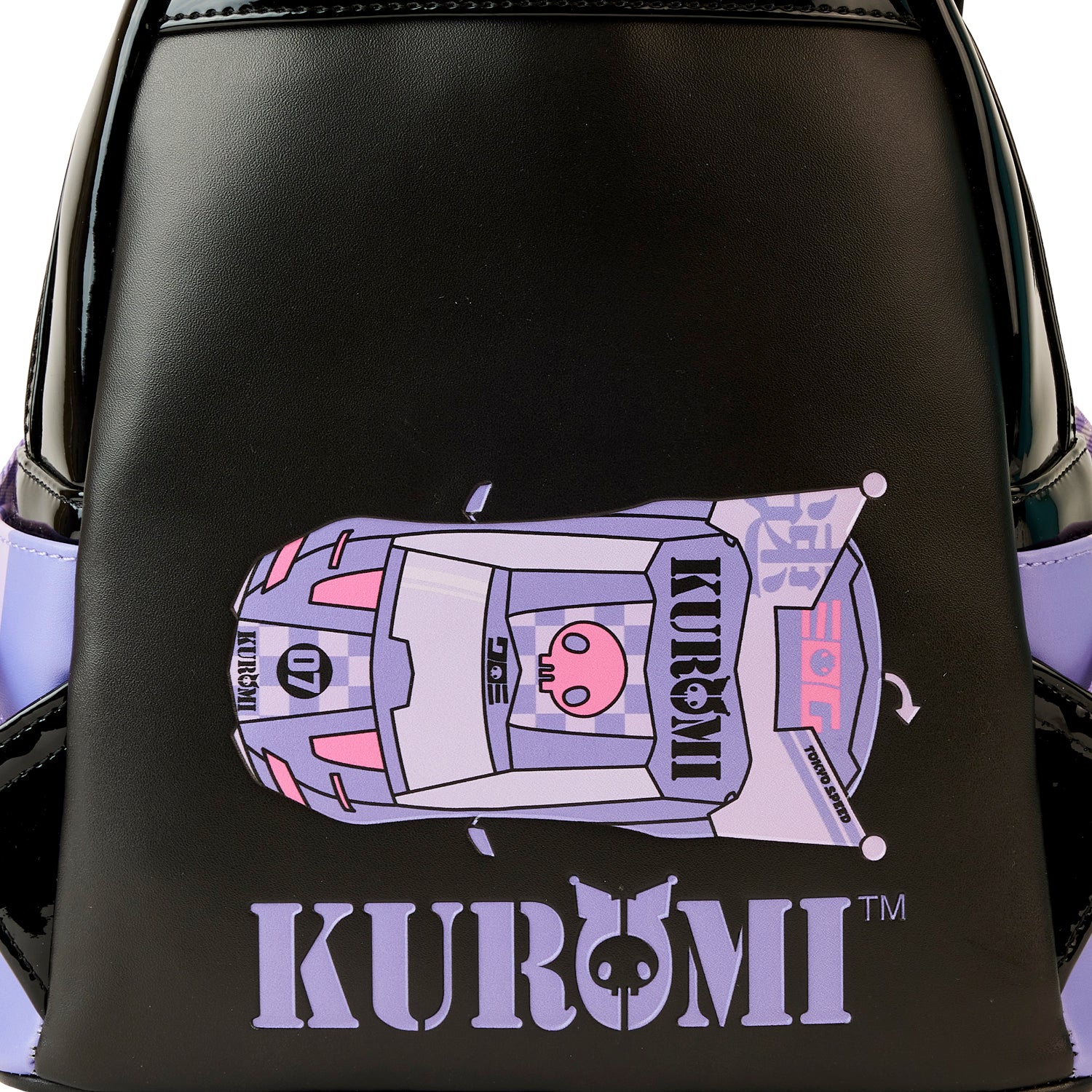 LOUNGEFLY Kuromi Tokyo Speed Racer Cosplay Mini Backpack