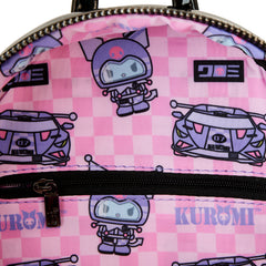 LOUNGEFLY Kuromi Tokyo Speed Racer Cosplay Mini Backpack