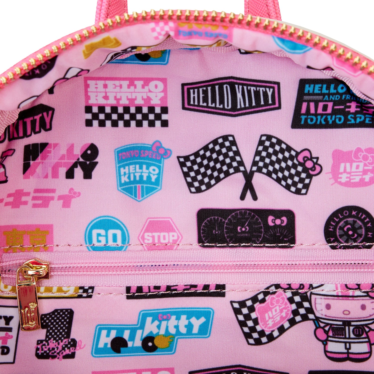 LOUNGEFLY x Sanrio Hello Kitty Tokyo Speed Racer Cosplay Mini Backpack ShopHippo LOUNGEFLY x Sanrio Hello Kitty Tokyo Speed Racer Cosplay Mini Backpack ShopHippo