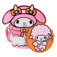 LOUNGEFLY Sanrio My Melodi Devil Crossbuddies Bag