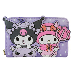LOUNGEFLY Sanrio Kuromi Pupkin Zip Around Wallet