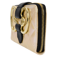 LOUNGEFLY Sanrio Hello Kitty 50th Anniversary Gold Zip Around Wallet