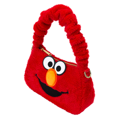 LOUNGEFLY Sesame Street Elmo Plush Cosplay Crossbody Bag