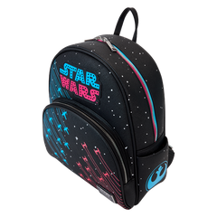 LOUNGEFLY Star Wars Rebels vs Empire Galactic Light Up Glow Mini Backpack
