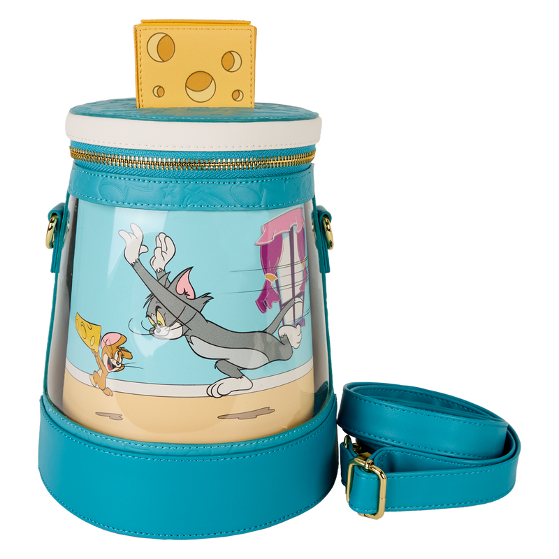 LOUNGEFLY Warner Bros Tom and Jerry Spinning Crossbody Bag
