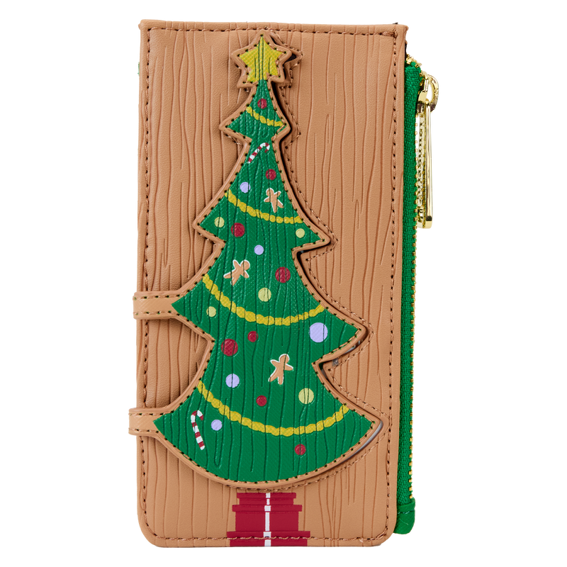 LOUNGEFLY The Nightmare Before Christmas Christmas Town Tree Large Card Holder