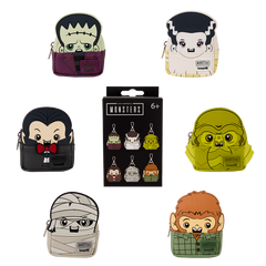LOUNGEFLY Universal Monsters Mystery Mini Backpack Bag Charms