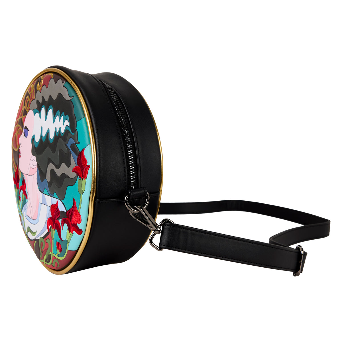 LOUNGEFLY Universal Monsters Bride of Frankenstein Crossbody Bag