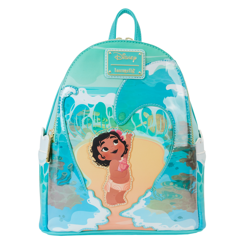 LOUNGEFLY Disney Moana Ocean Waves Mini Backpack