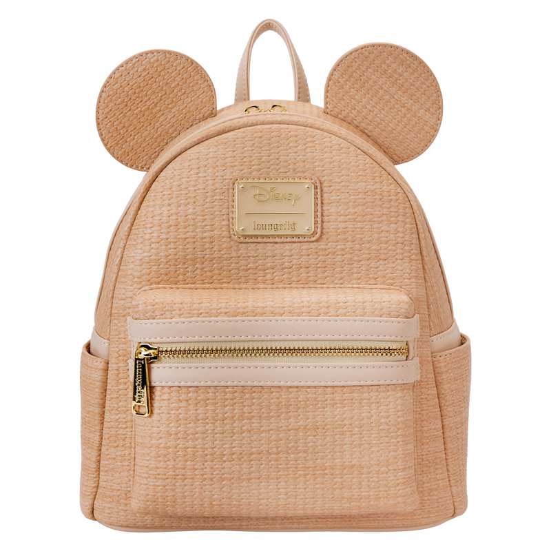 LOUNGEFLY Disney Mickey Straw Cosplay Mini Backpack