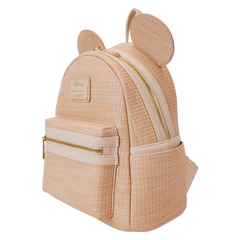 LOUNGEFLY Disney Mickey Straw Cosplay Mini Backpack