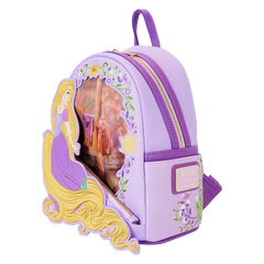 LOUNGEFLY Disney Princess Rapunzel Lenticular Mini Backpack