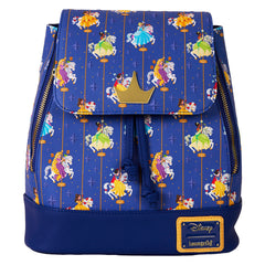 LOUNGEFLY Disney Princess Carousel Mini Backpack
