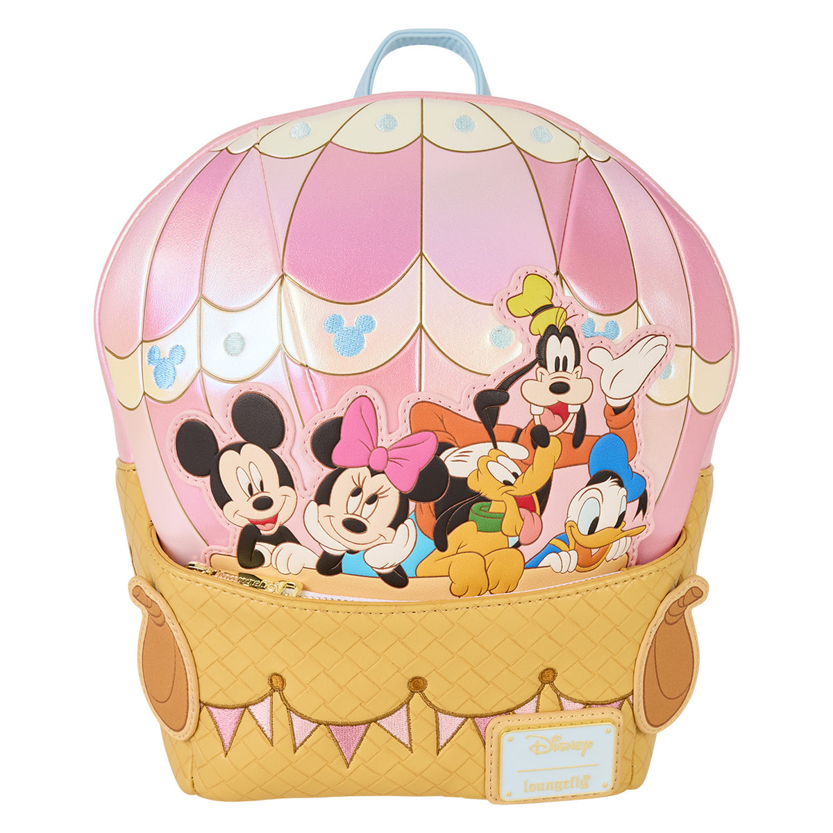 LOUNGEFLY Disney Mickey & Friends Figural Hot Air Balloon Mini Backpack