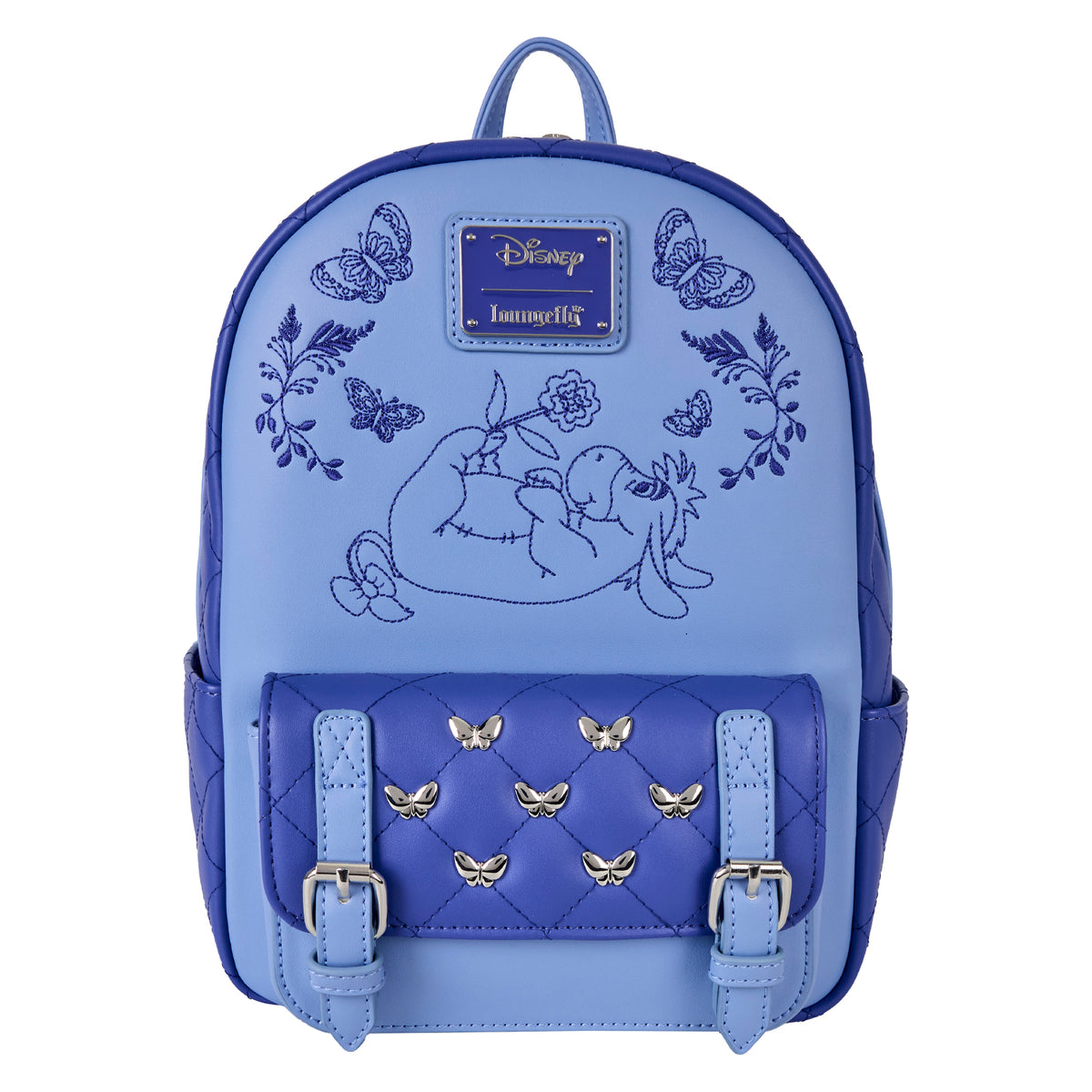 LOUNGEFLY Disney Winnie the Pooh Eeyore Embroidered Mini Backpack