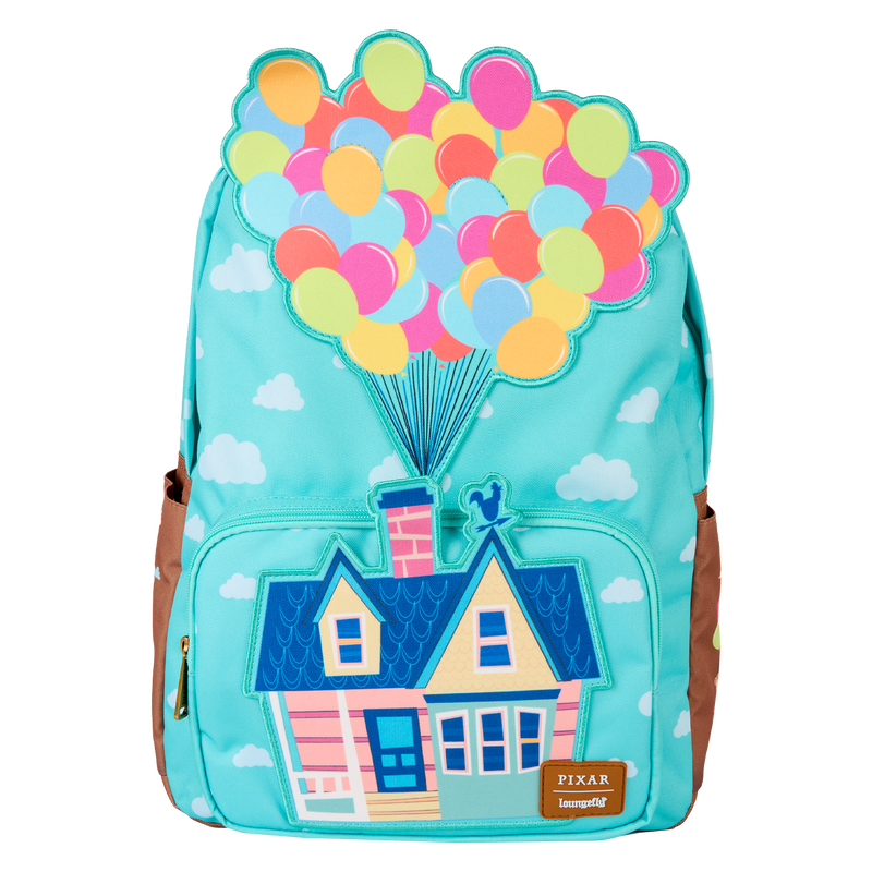 LOUNGEFLY Pixar Up All-Over Print Nylon Full-Size Backpack