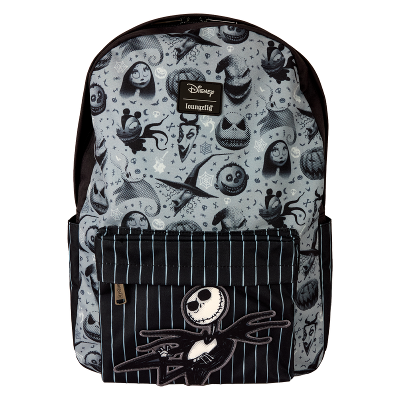 LOUNGEFLY Disney The Nightmare Before Christmas Nylon Full-Size Backpack