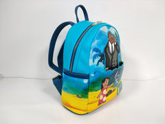 Loungefly Disney Lilo and Stitch Cobra Bubbles Beach Mini Backpack