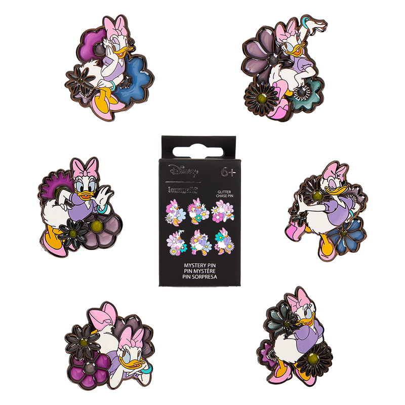 LOUNGEFLY Disney Daisy 85th Anniversary Mystery Pins