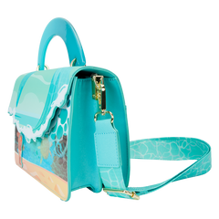 LOUNGEFLY Disney Moana Ocean Wave Handle Crossbody Bag