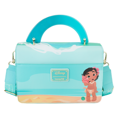 LOUNGEFLY Disney Moana Ocean Wave Handle Crossbody Bag