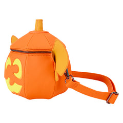 LOUNGEFLY Disney Stitch Figural Pumpkin Crossbody Bag