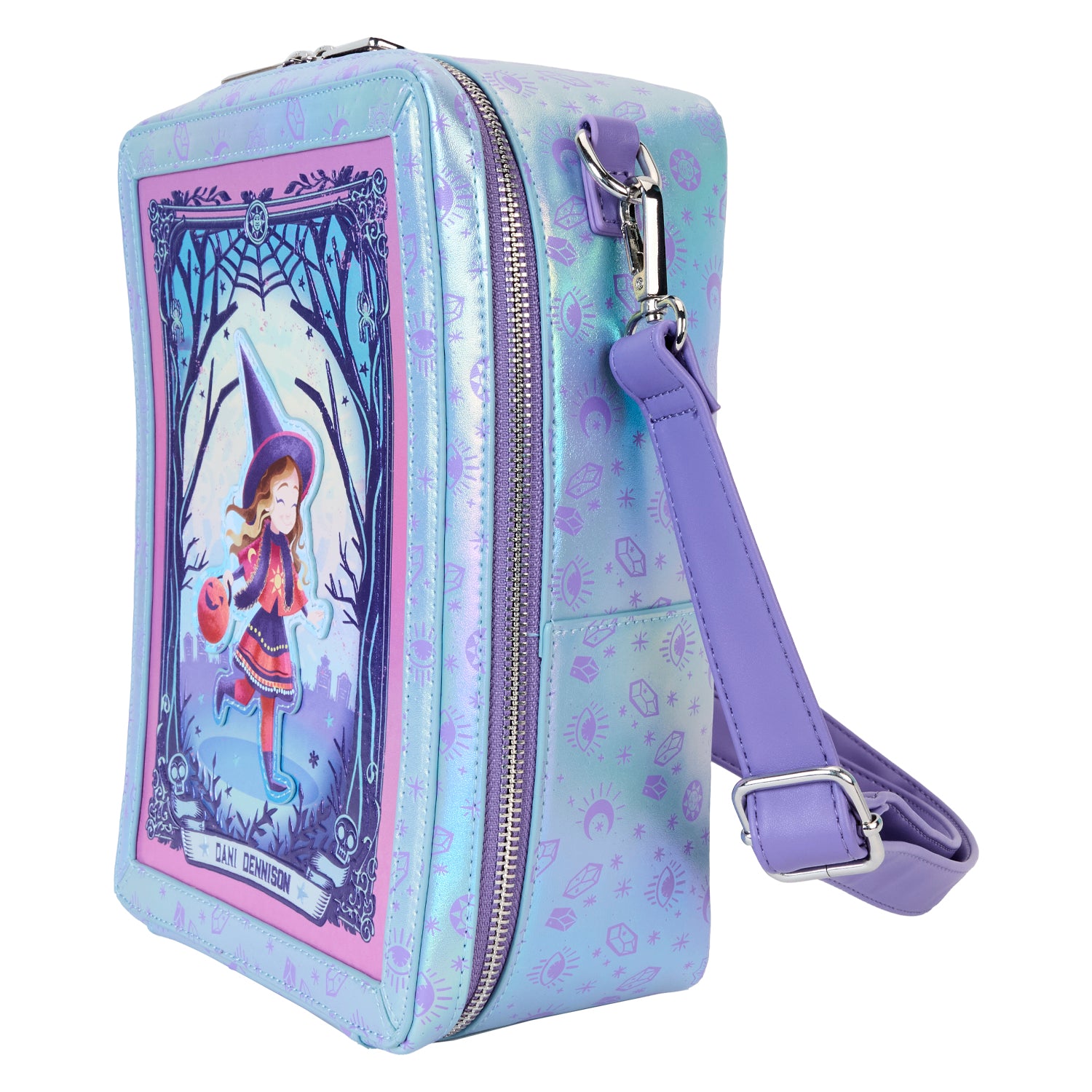 Hocus Pocus Tarot Card Crossbody Bag with Disney branding