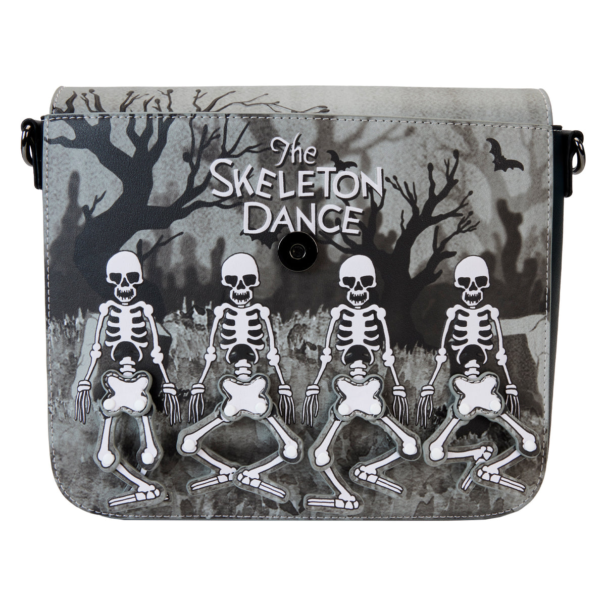 LOUNGEFLY Disney Skeleton Dance Crossbody Bag