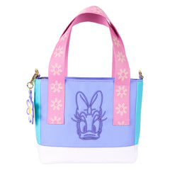 LOUNGEFLY Disney Daisy Duck Nylon Mini Tote Bag