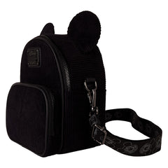 LOUNGEFLY Mickey Mouse Classic Corduroy Convertible Mini Backpack & Crossbody Bag