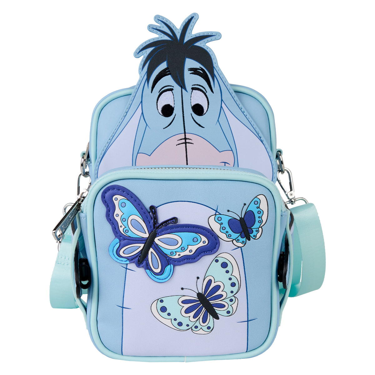 LOUNGEFLY Disney Winnie the Pooh Eeyore Crossbuddies Bag