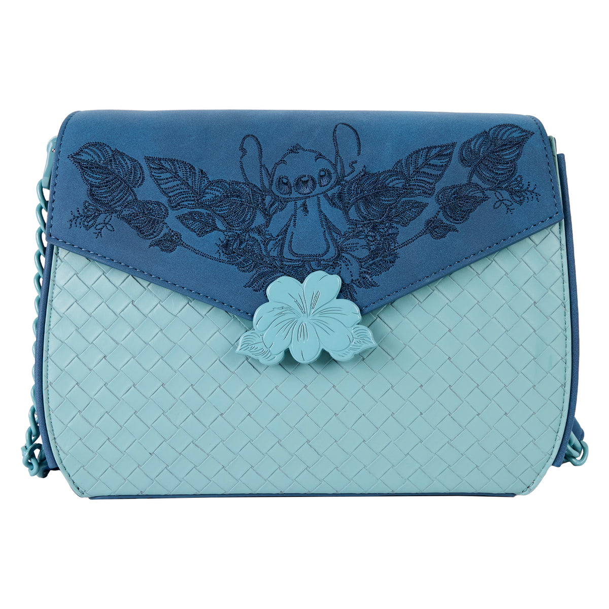 LOUNGEFLY Disney Stitch Embroidered Crossbody Bag