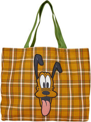 LOUNGEFLY Disney Pluto 95Th Anniversary Canvas Tote Bag