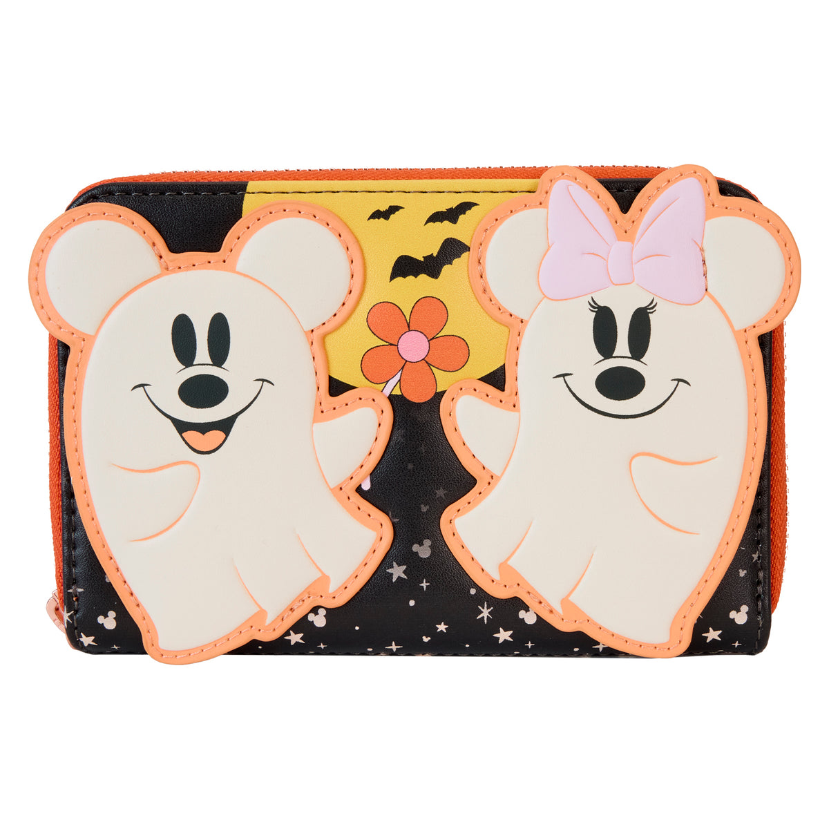 LOUNGEFLY Disney Mickey And Friends Halloween Zip Around Wallet