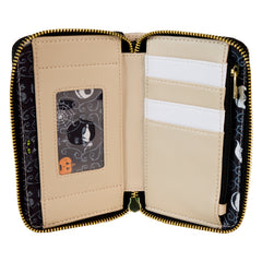 LOUNGEFLY Disney NBC Scientific Method Book  Zip Around Wallet