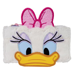 LOUNGEFLY Disney Daisy Duck Plush Large Card Holder