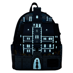 LOUNGEFLY Wednesday Nevermore Academy Castle Glow Mini Backpack