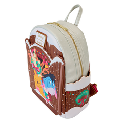 LOUNGEFLY Winnie The Pooh & Friends Christmas Greetings Light Up Mini Backpack