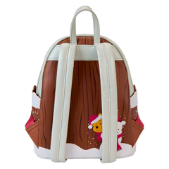 LOUNGEFLY Winnie The Pooh & Friends Christmas Greetings Light Up Mini Backpack
