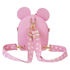 LOUNGEFLY Disney Minnie Straw Mini Convertible Bag