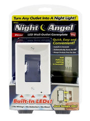 Night Angel Led Wall Outlet Coverplate, Décor