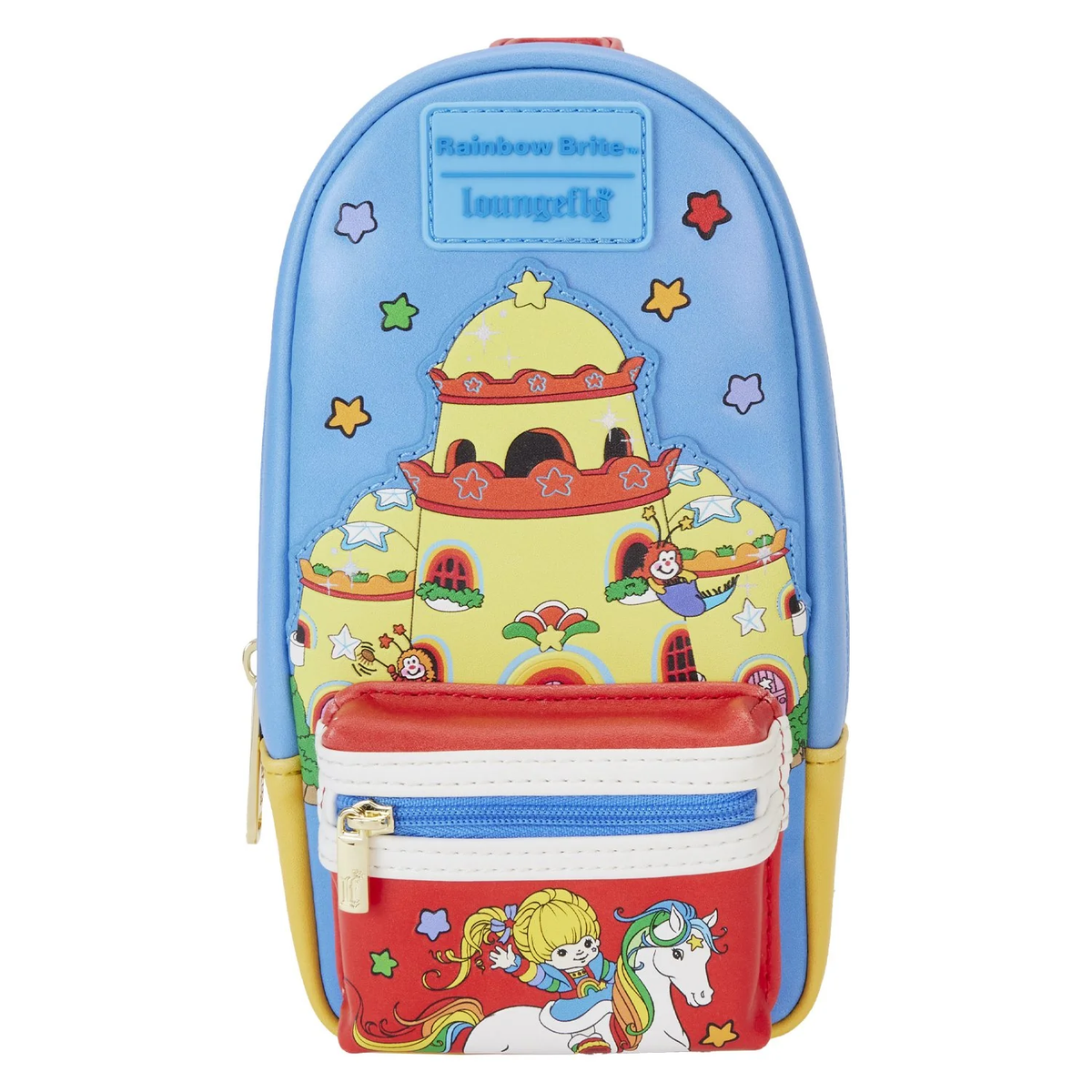 LOUNGEFLY Hallmark Rainbow Brite Castle Mini Backpack Pencil Case