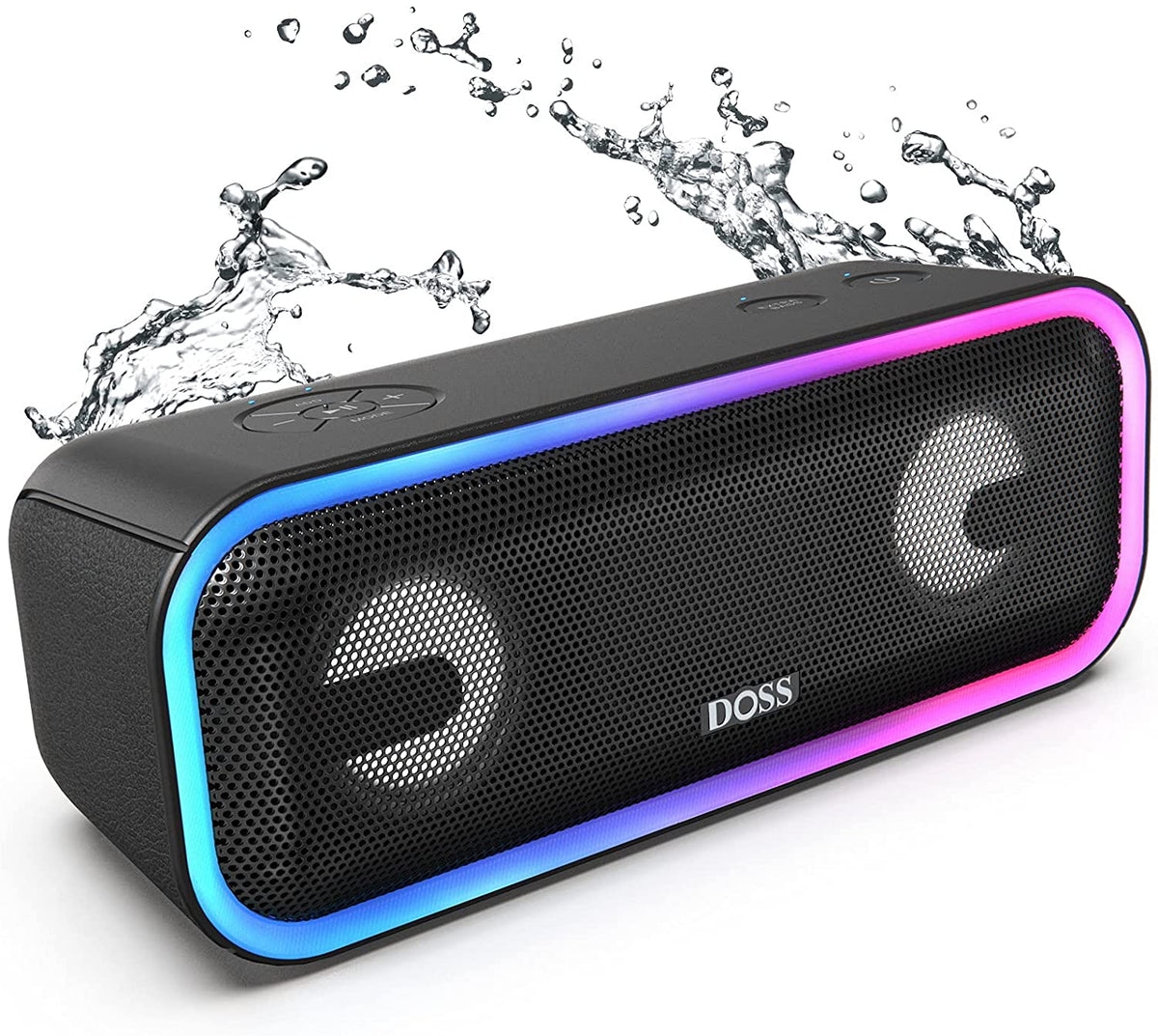 Bluetooth Speakers, DOSS SoundBox Pro+,IPX5 Waterproof