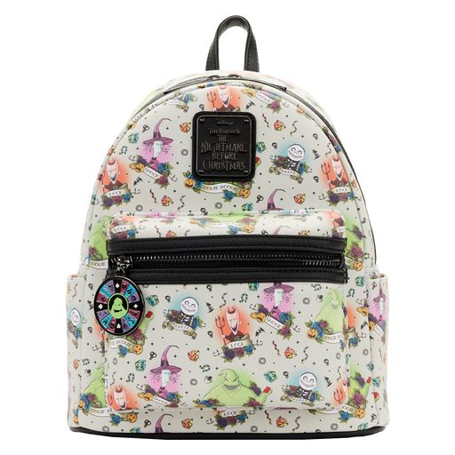 LOUNGEFLY Nightmare Before Christmas Glow-in-the-Dark Mini Backpack