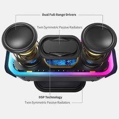 Bluetooth Speakers, DOSS SoundBox Pro+,IPX5 Waterproof