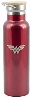 Wonder Woman Vacuum Stainless Steel Insulated Water Bottle (20 OZ). Double Walled Construction. Zero Condensation!