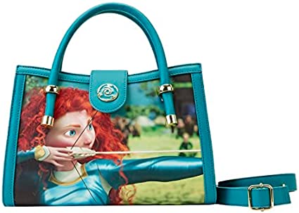 LOUNGEFLY Brave Princess Scenes Crossbody Bag Multi